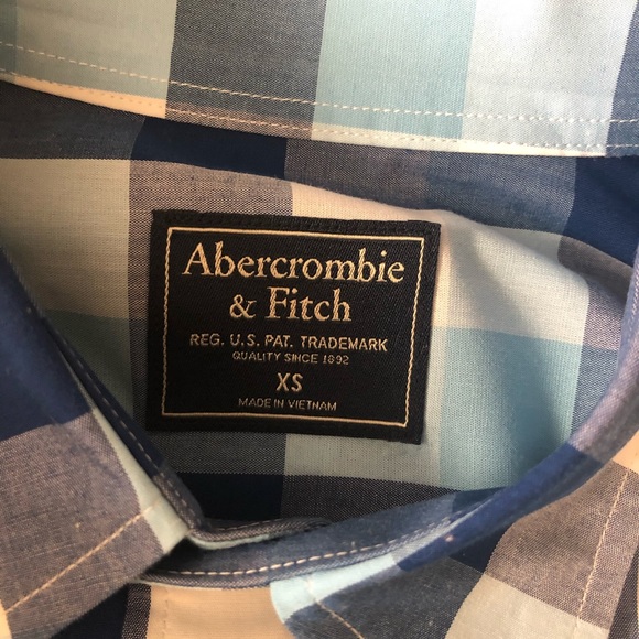 ABERCROMBIE & FITCH Men’s XS Dress Shirt - Picture 3 of 3